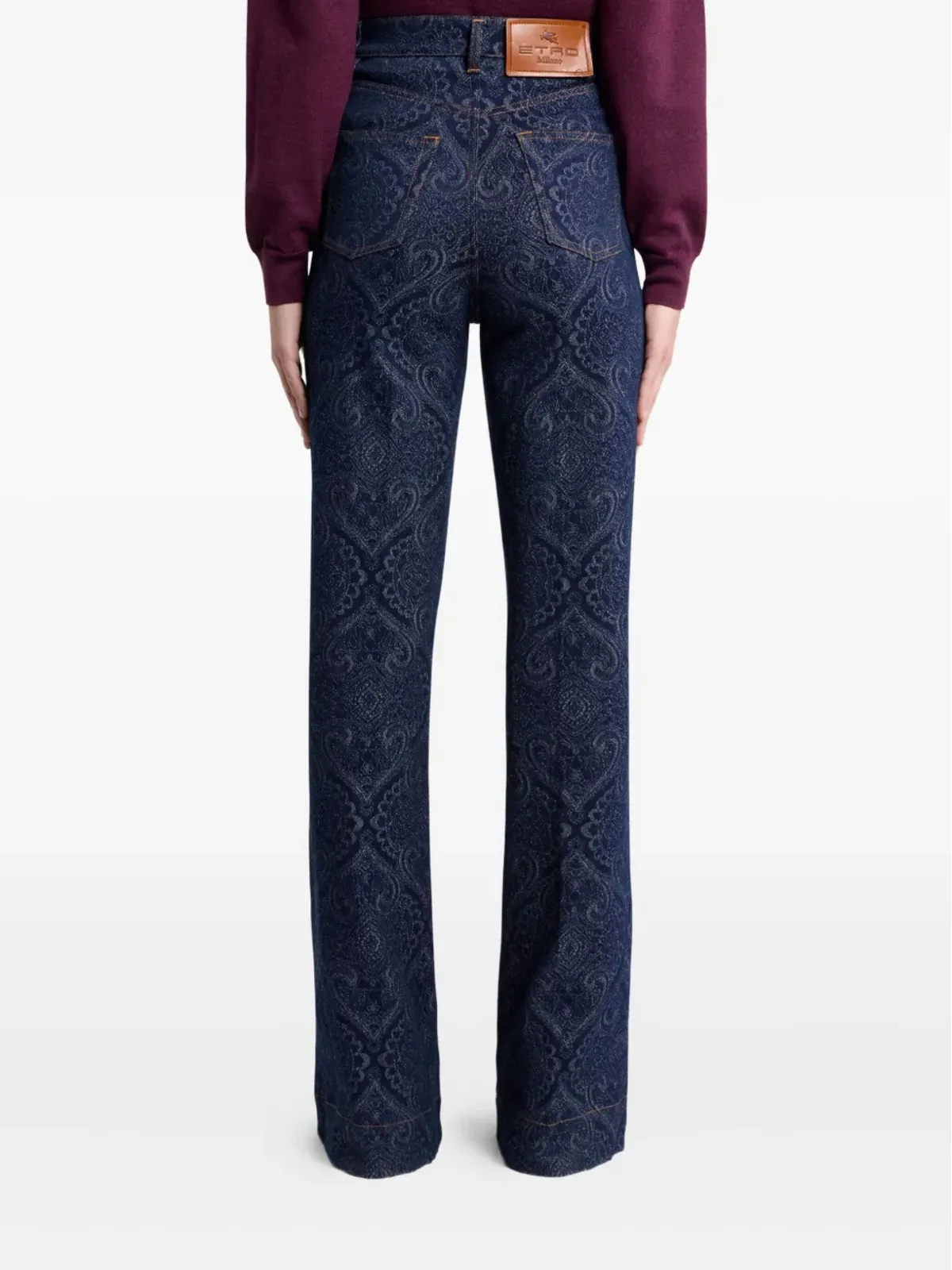 ETRO ペイズリージャカードジーンズ - 画像4