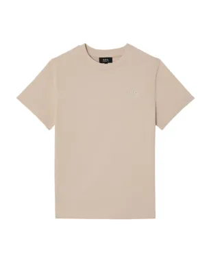 A.P.C. ロゴ刺繍Tシャツ（ベージュ） - サムネイル1