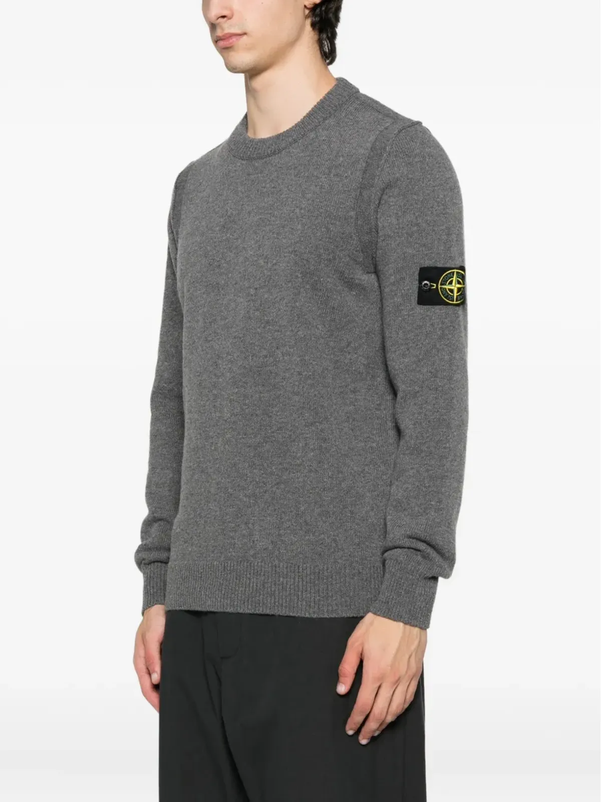 Stone Island クルーネックパッチセーター - 画像3