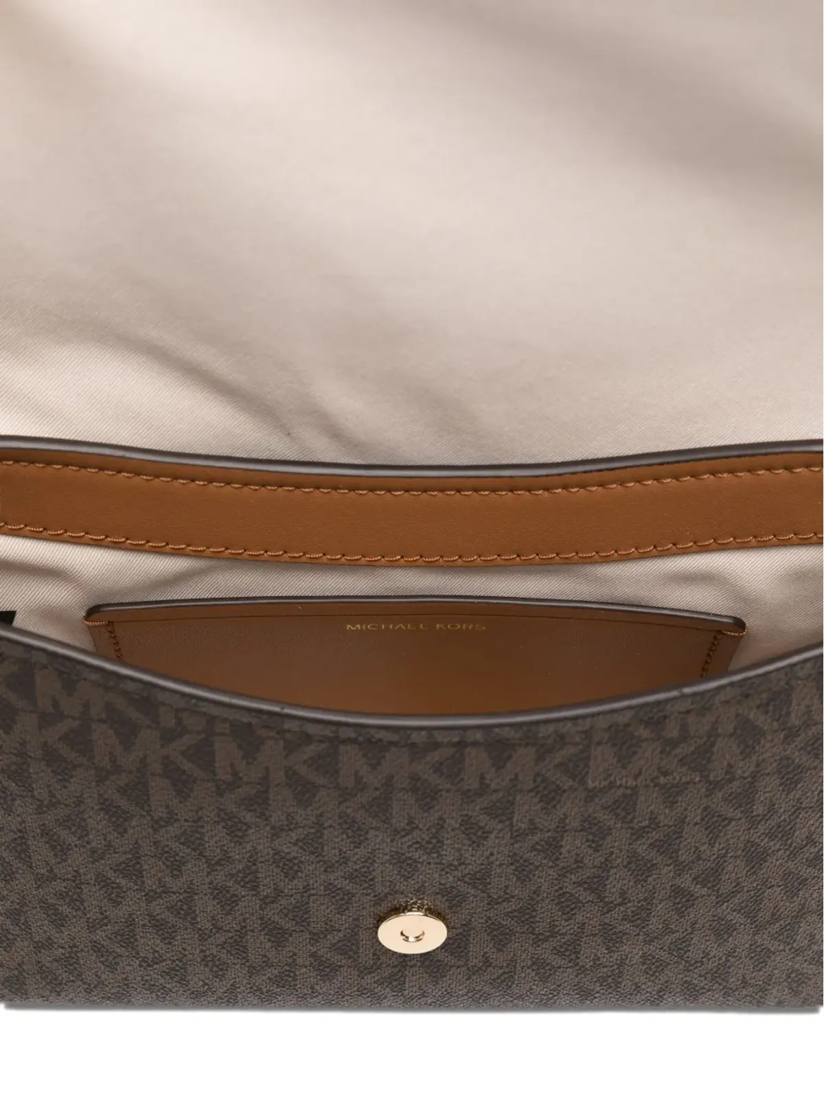 Michael Kors 小型 Nessa モノグラム フラップ クロスボディバッグ - 画像5