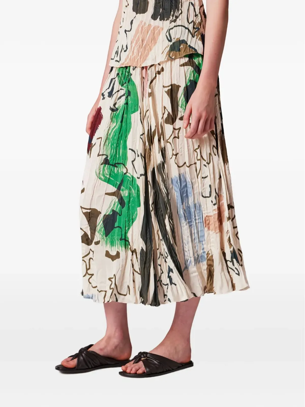 Paul Smith プリーツプリントスカート - 画像3