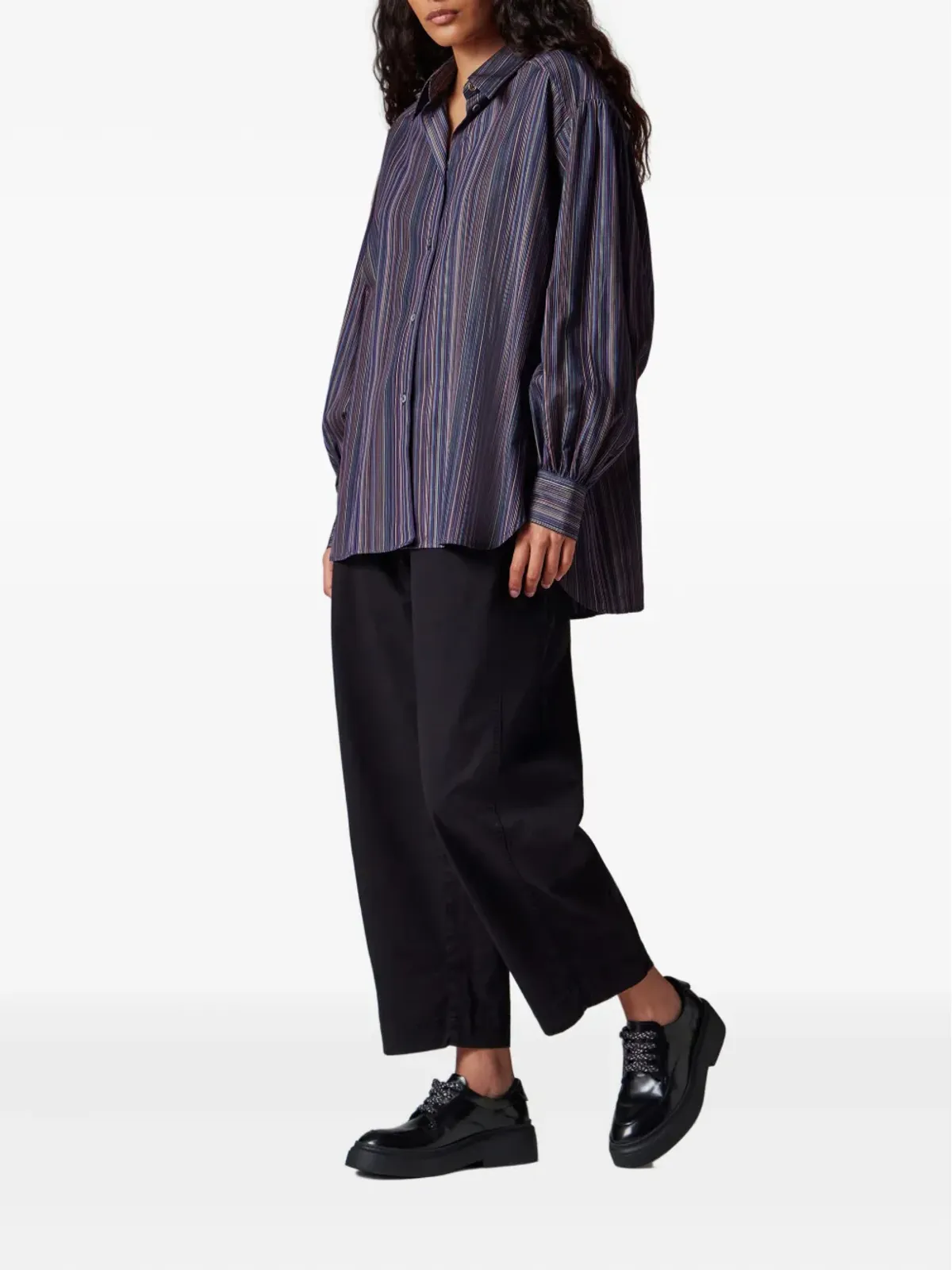 Paul Smith ストライプ柄ボタン留めシャツ - 画像2