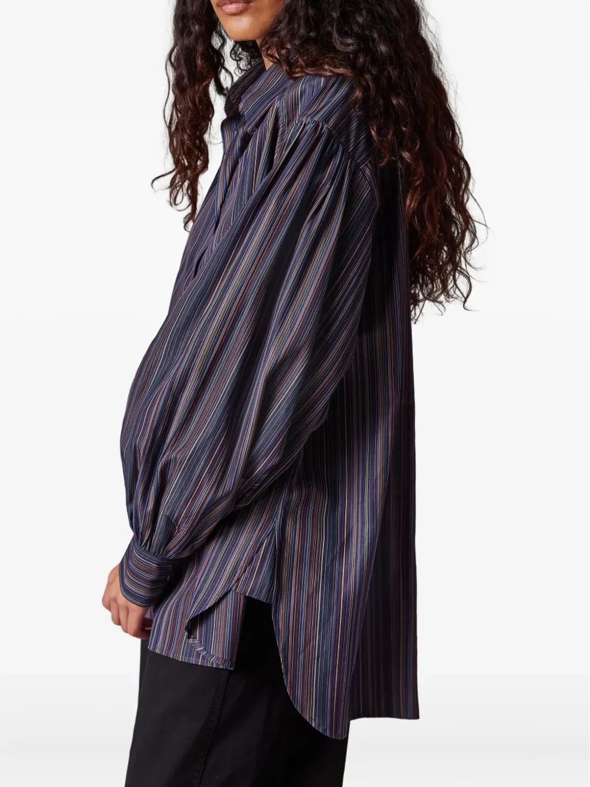 Paul Smith ストライプ柄ボタン留めシャツ - 画像4