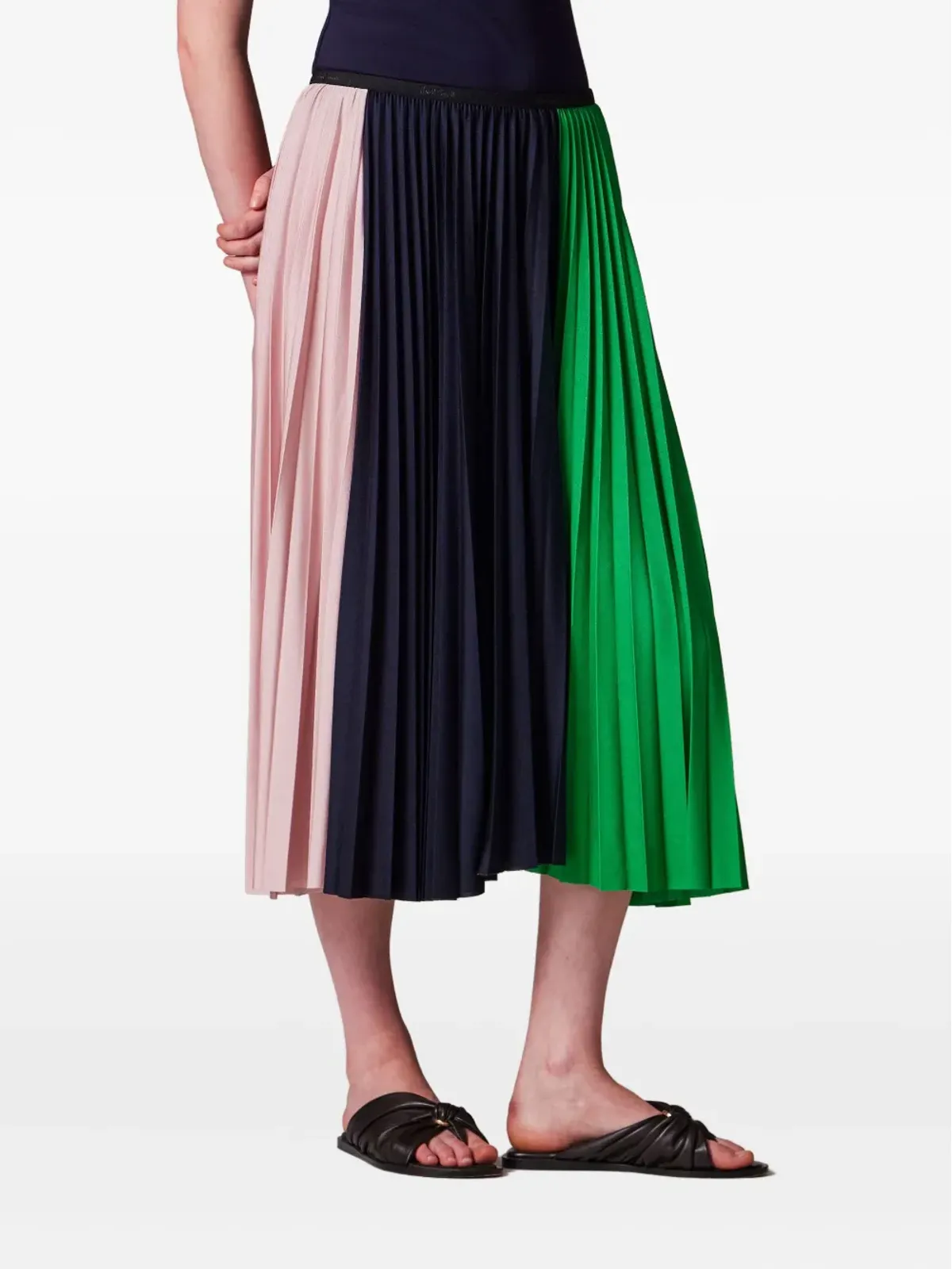 Paul Smith プリーツパネルミディスカート - 画像3