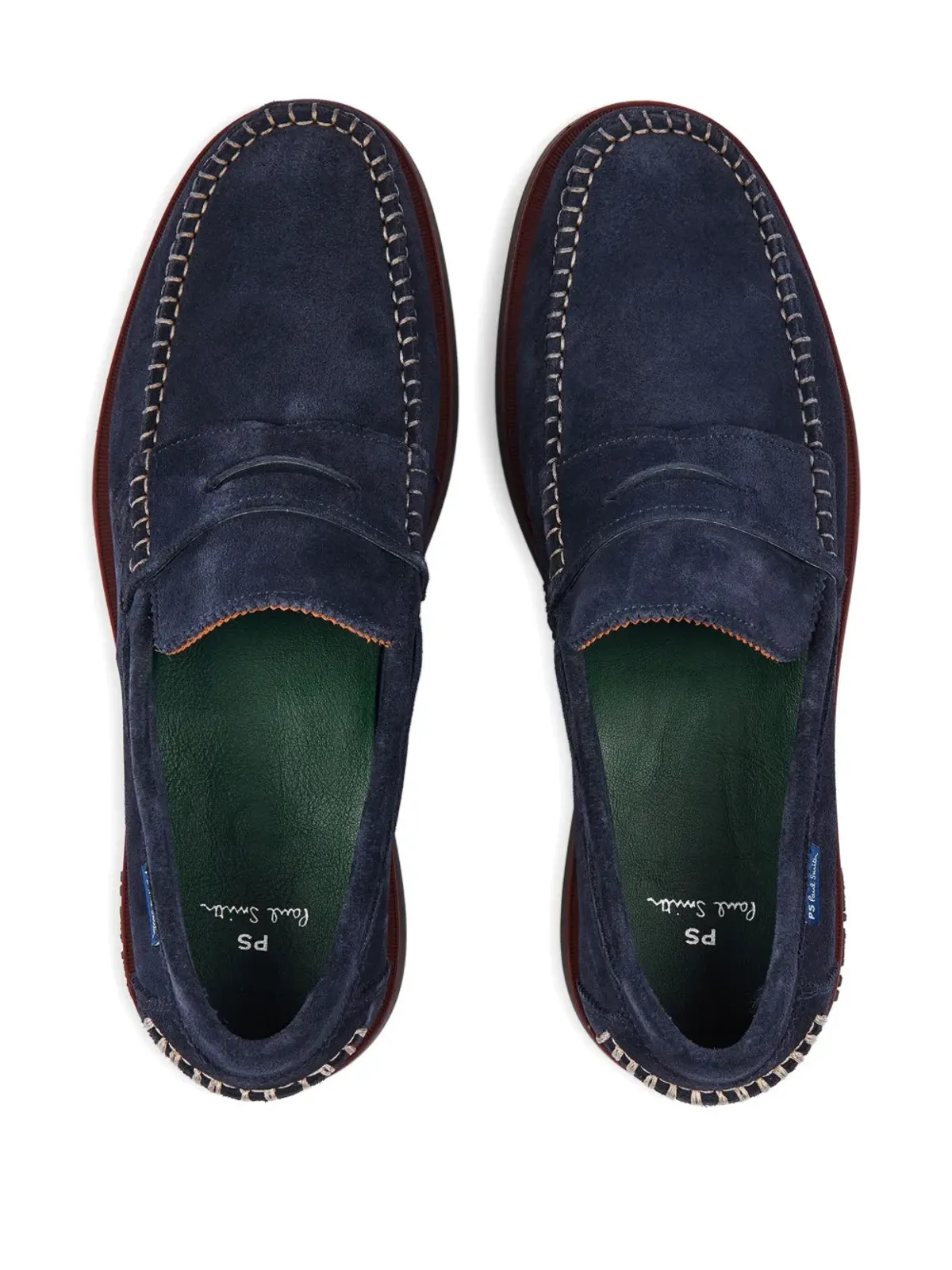 PS Paul Smith ステッチドスエード ローファー - 画像3