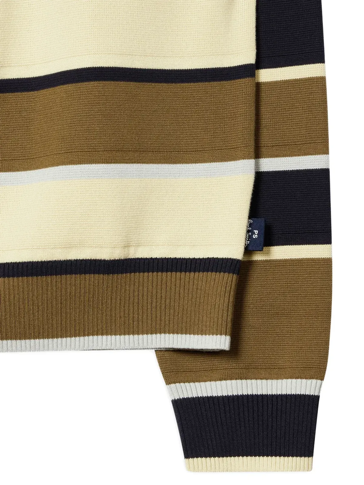 PS Paul Smith ストライプVネックカーディガン - 画像5
