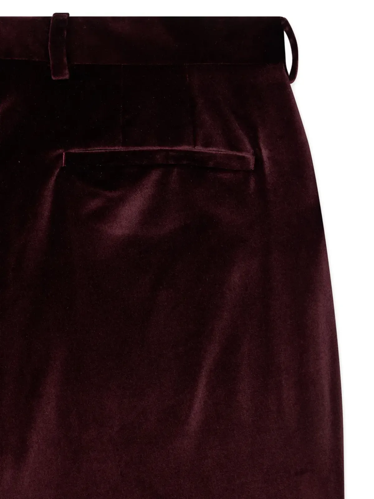 Paul Smith ベルベットパンツ レッド - 画像5