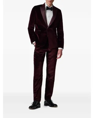 Paul Smith ベルベットパンツ レッド - サムネイル2