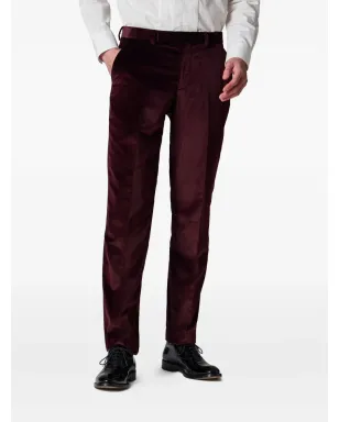 Paul Smith ベルベットパンツ レッド - サムネイル3