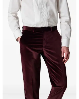 Paul Smith ベルベットパンツ レッド - サムネイル4