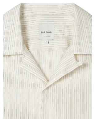 Paul Smith ストライプ キャンプカラーシャツ - サムネイル5