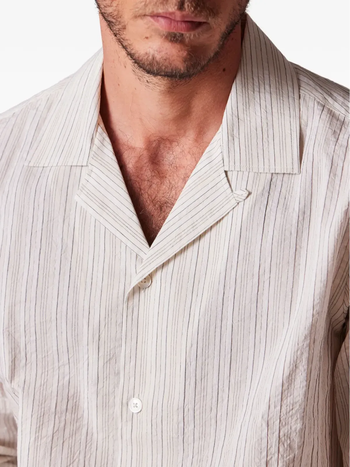 Paul Smith ストライプ キャンプカラーシャツ - 画像3