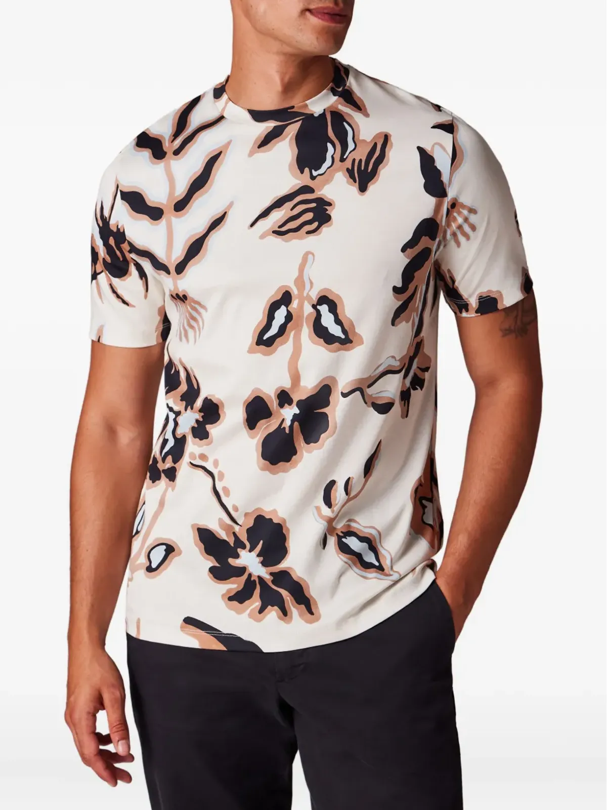 Paul Smith 花柄プリントTシャツ - 画像2
