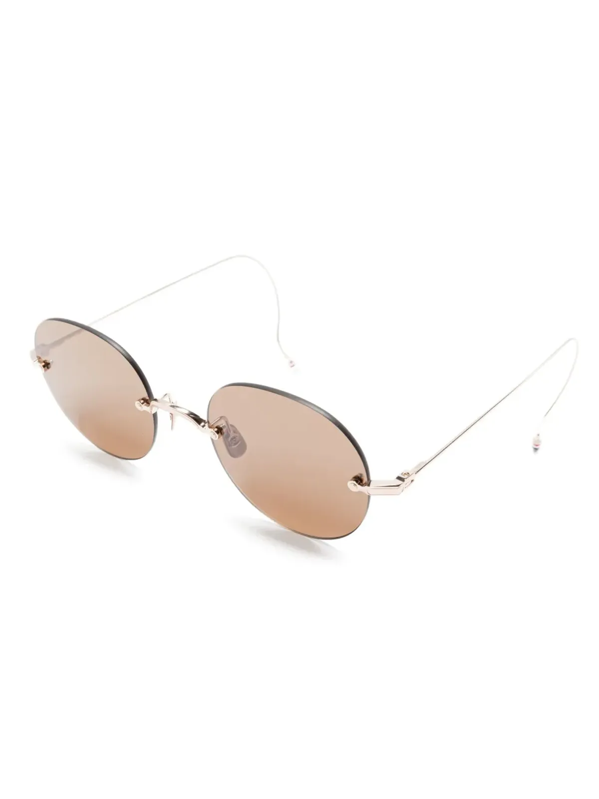 Thom Browne Eyewear 938A ラウンドフレーム メタル サングラス - 画像2