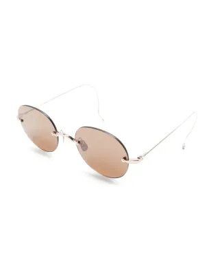 Thom Browne Eyewear 938A ラウンドフレーム メタル サングラス - サムネイル2