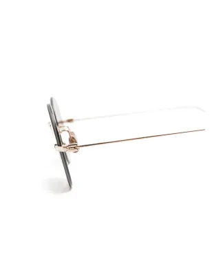 Thom Browne Eyewear 938A ラウンドフレーム メタル サングラス - サムネイル3