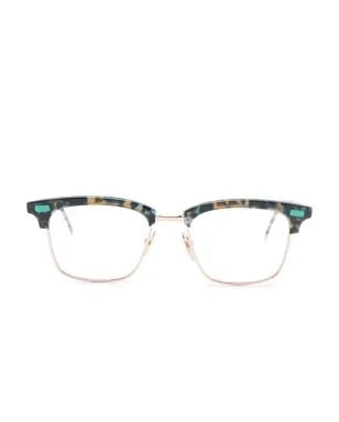 Thom Browne Eyewear べっ甲フレームの眼鏡 - ブルー - サムネイル1