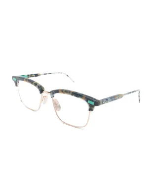 Thom Browne Eyewear べっ甲フレームの眼鏡 - ブルー - サムネイル2