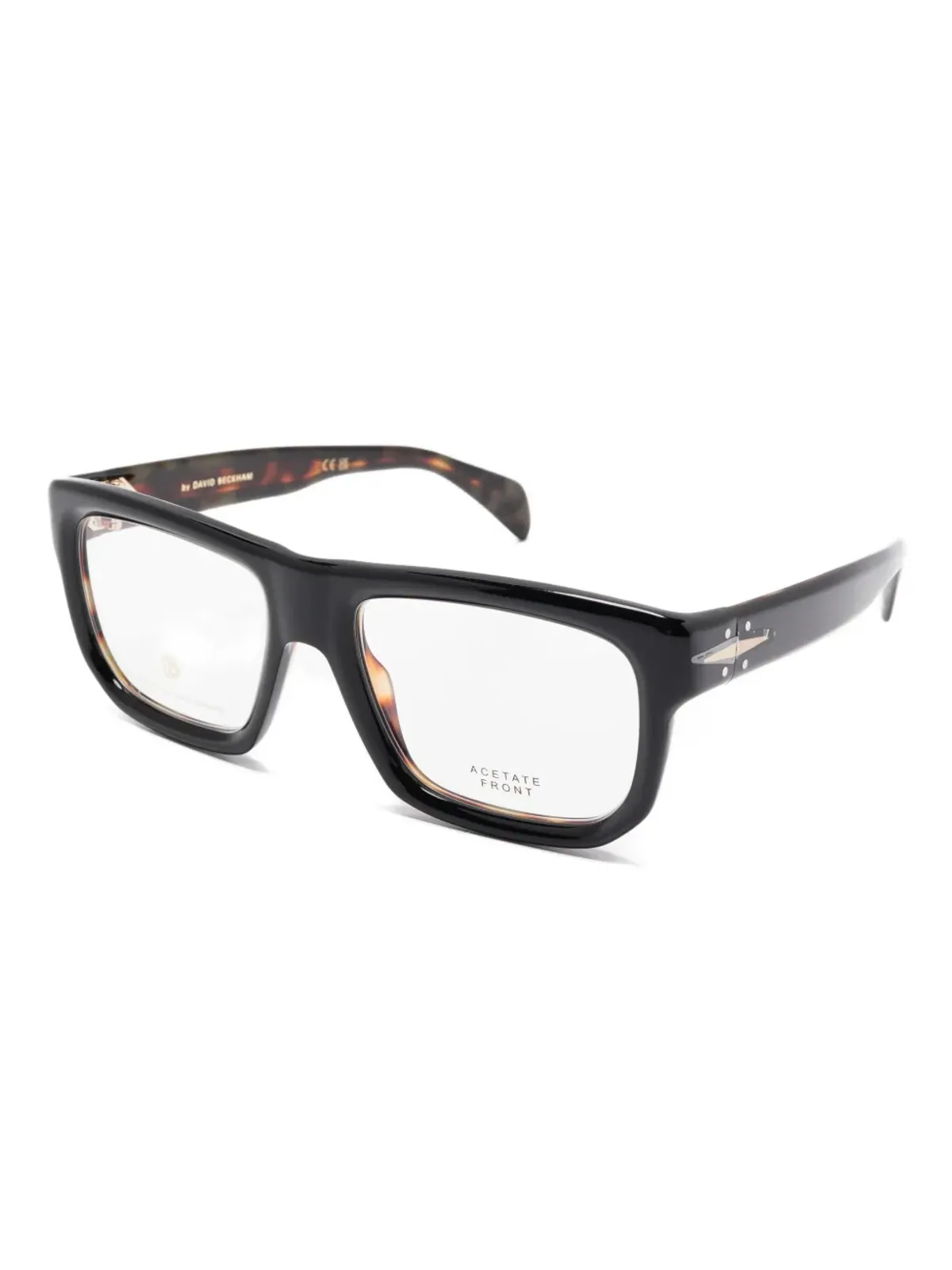Eyewear by David Beckham 矩形フレーム眼鏡 - ブラウン - 画像2