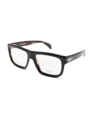 Eyewear by David Beckham 矩形フレーム眼鏡 - ブラウン - サムネイル2