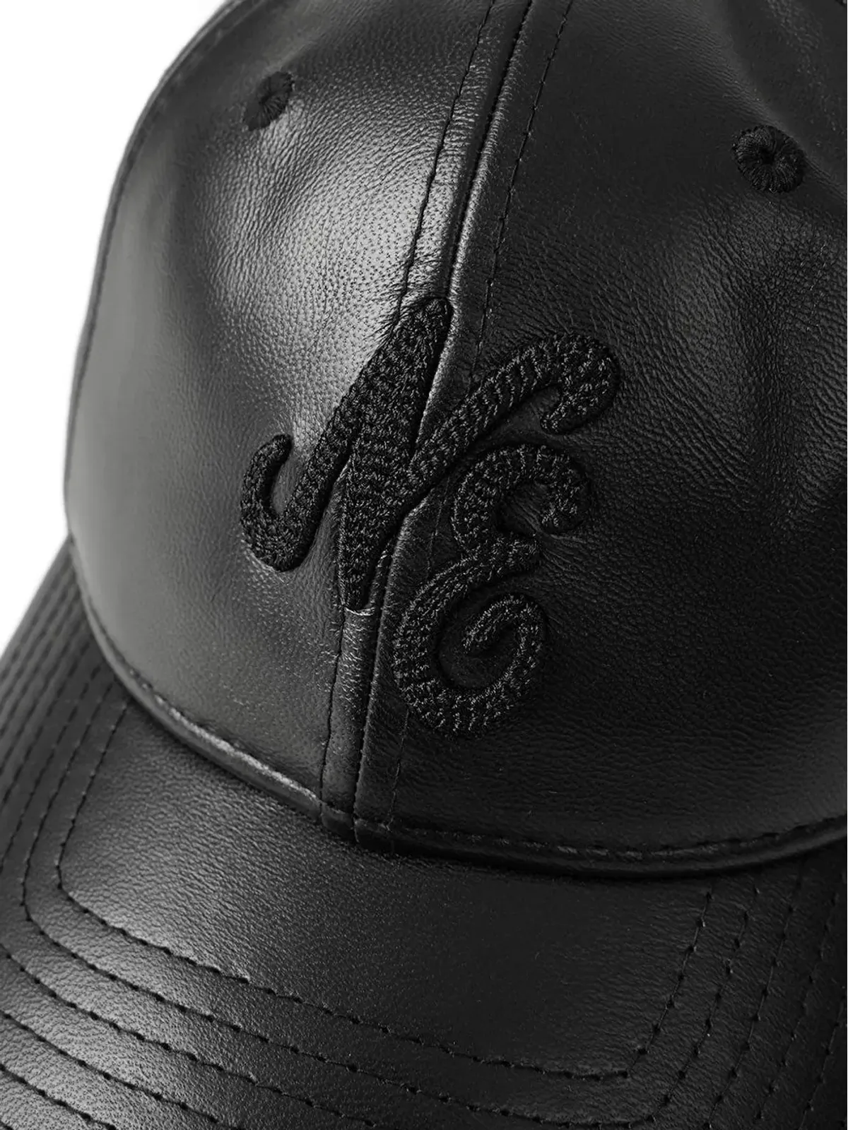 NEW ERA CAP 9TWENTY レザーキャップ ブラック - 画像3
