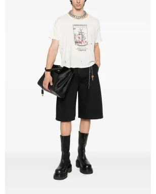 Enfants Riches Déprimés My Role in the War cotton T-shirt - Neutrals - サムネイル2