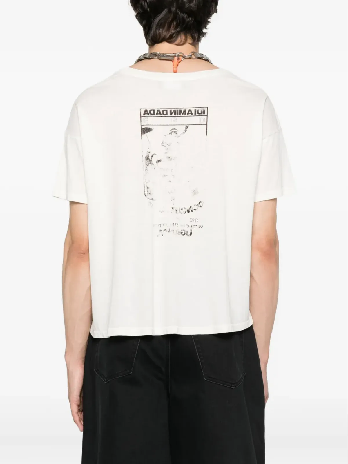 Enfants Riches Déprimés My Role in the War cotton T-shirt - Neutrals - 画像3