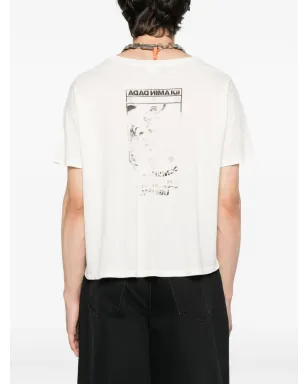 Enfants Riches Déprimés My Role in the War cotton T-shirt - Neutrals - サムネイル3