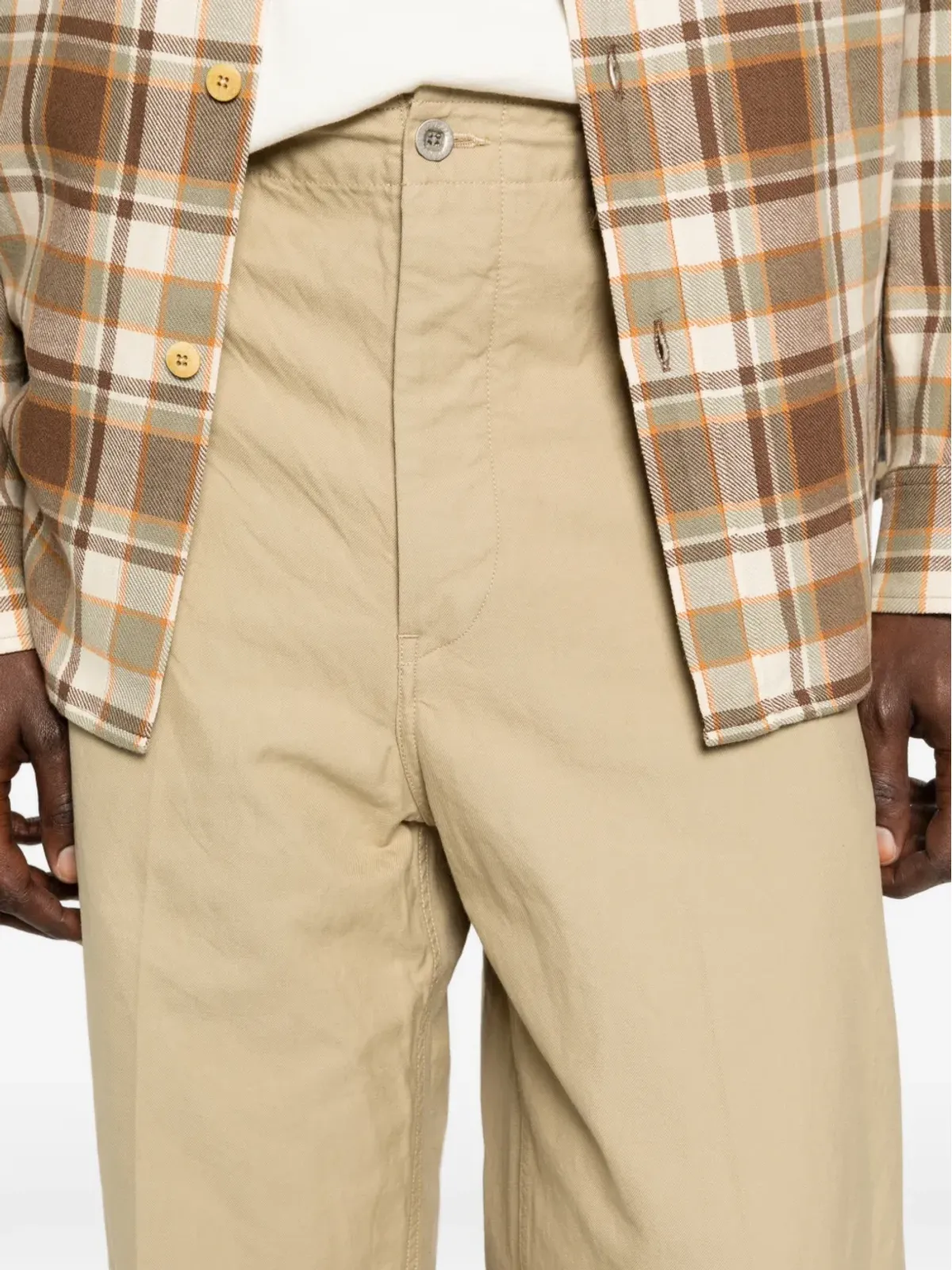 visvim Broader chino trousers - Neutrals - 画像5