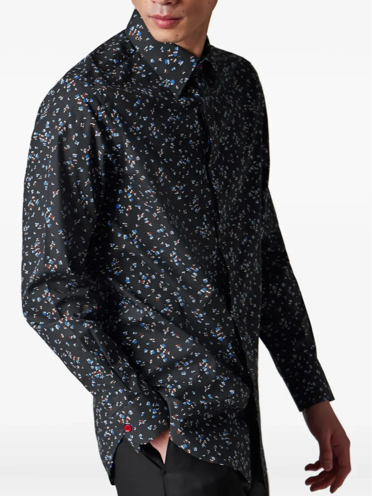 Paul Smith ディツィー・フローラルプリントシャツ ブルー - 画像2