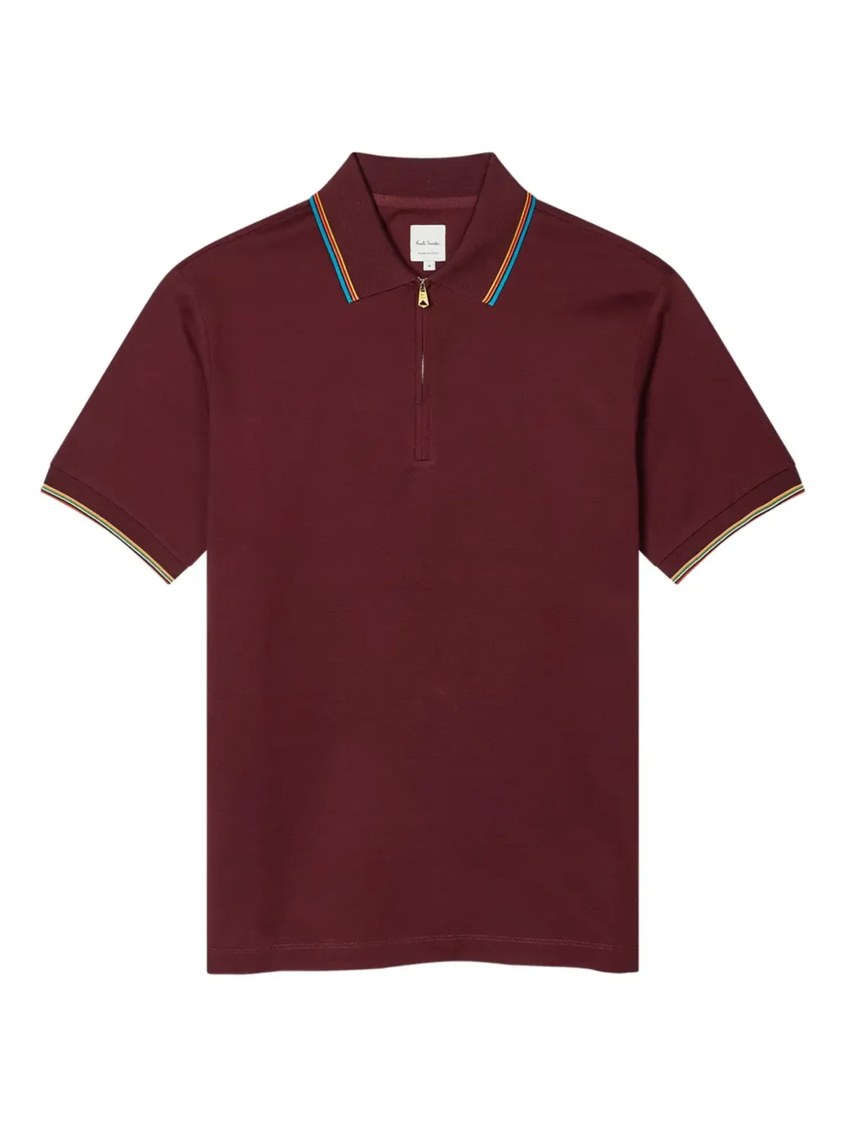 Paul Smith ストライプディテール ポロシャツ - 画像1