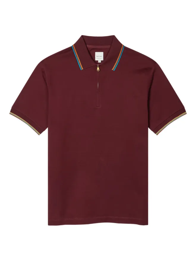 Paul Smith Paul Smith ストライプディテール ポロシャツの商品画像