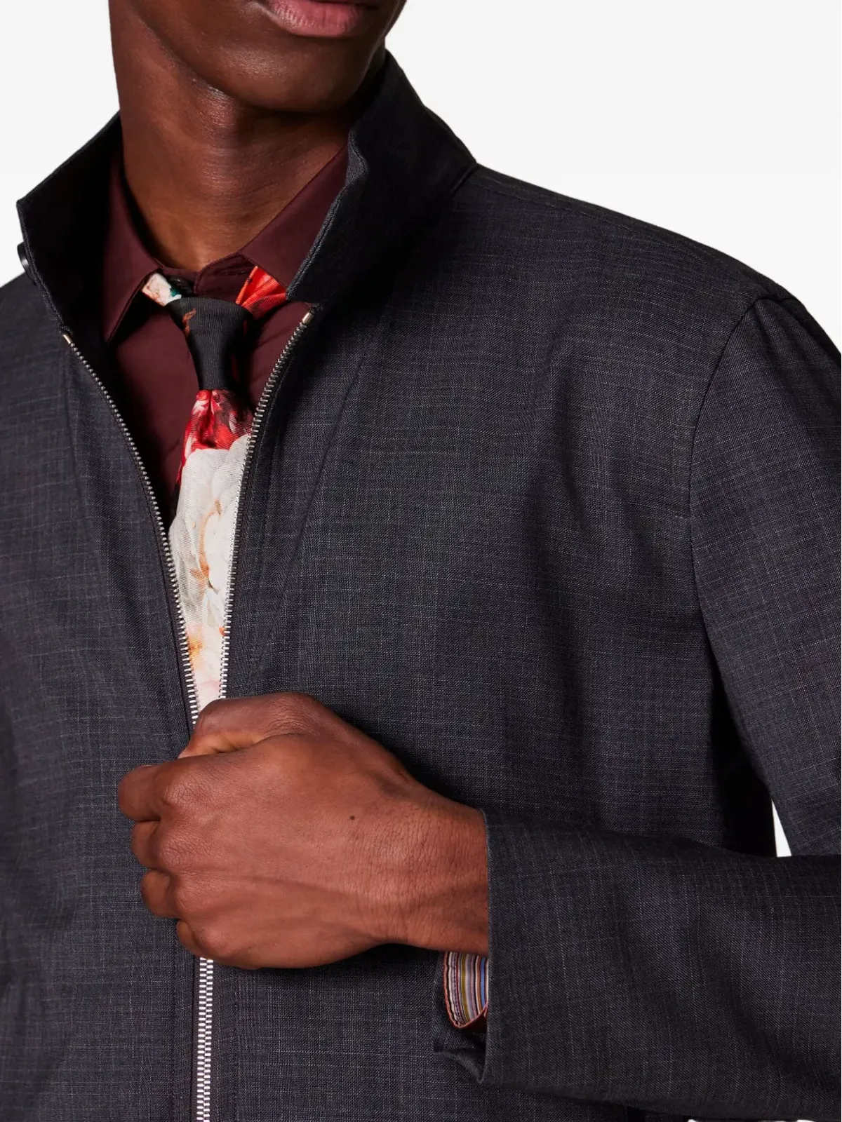 Paul Smith チェック柄ボンバー ジャケット - 画像5