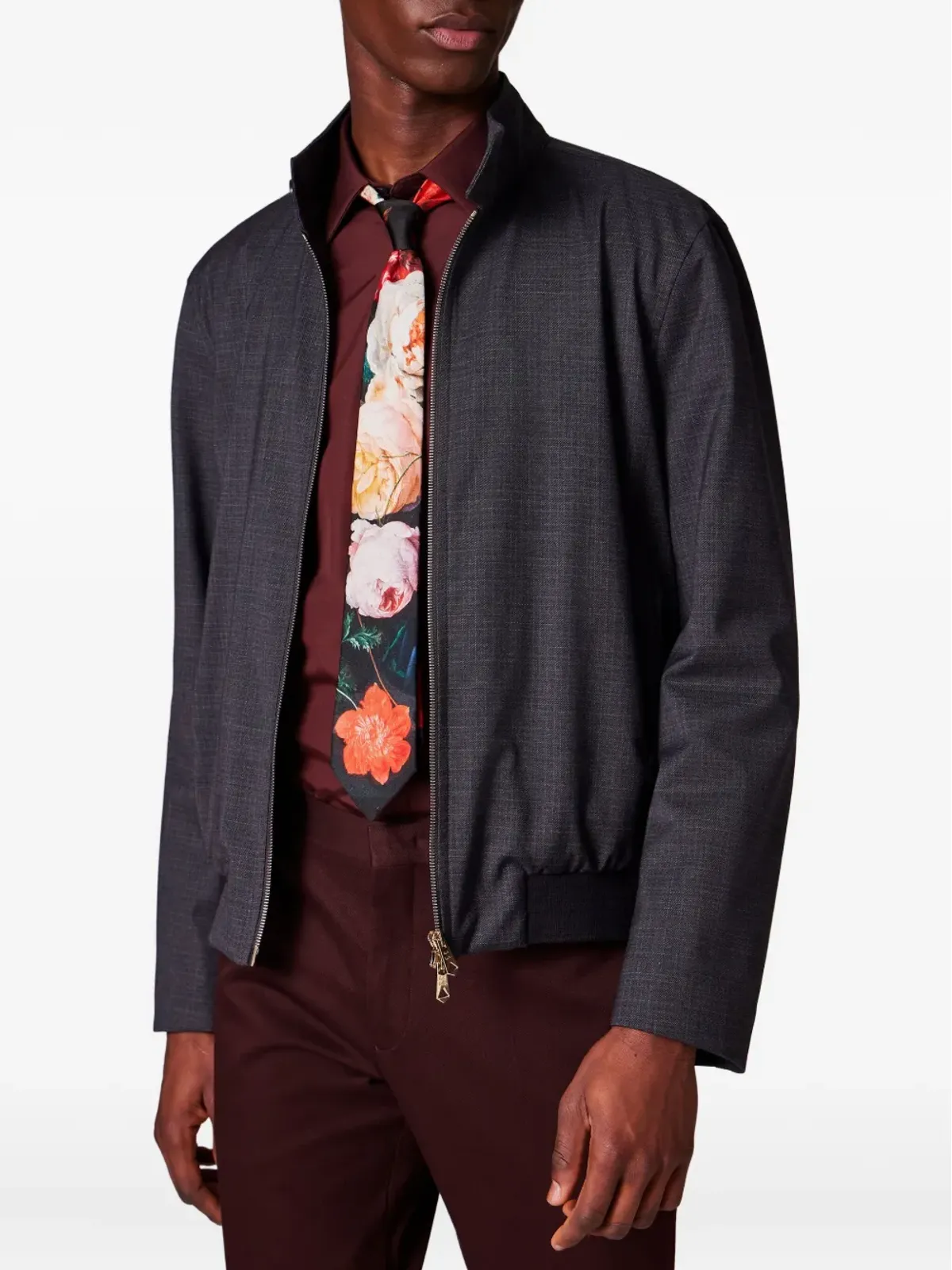 Paul Smith チェック柄ボンバー ジャケット - 画像3