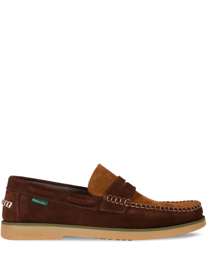 PS Paul Smith PS Paul Smith コントラストステッチスエードローファーの商品画像