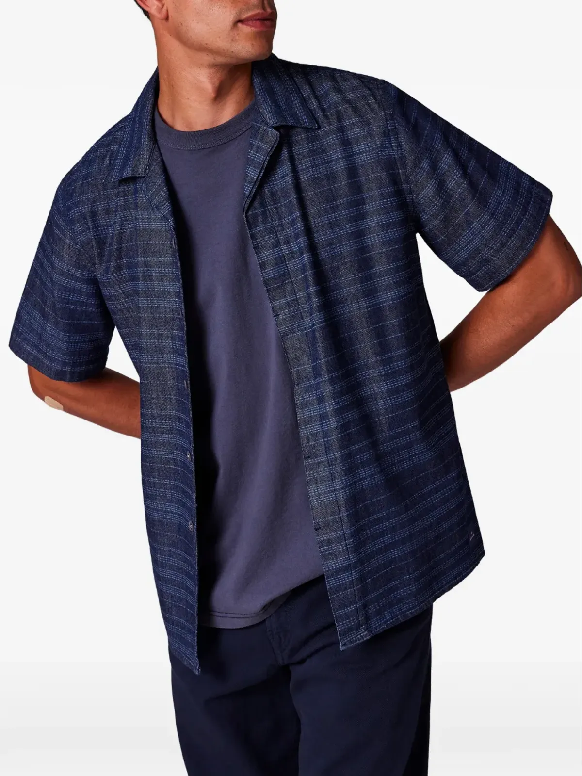 PS Paul Smith ロゴパッチシャツ - 画像3