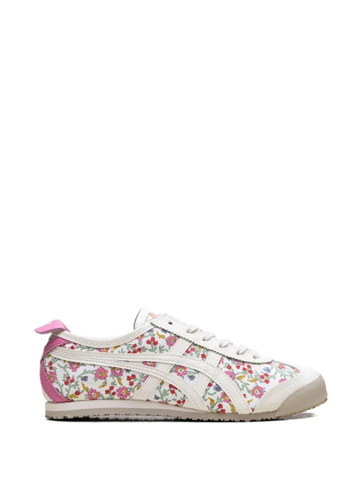 Onitsuka Tiger Mexico 66 Cream Pink Floral スニーカー - 画像5