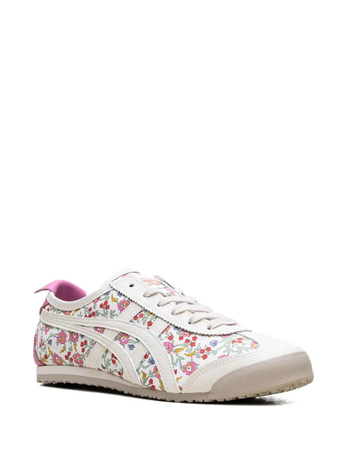 Onitsuka Tiger Mexico 66 Cream Pink Floral スニーカー - 画像2
