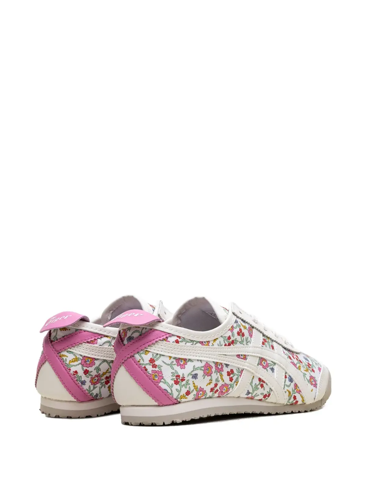 Onitsuka Tiger Mexico 66 Cream Pink Floral スニーカー - 画像3