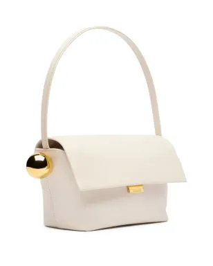Jacquemus metallic-clasp leather shoulder bag - Neutrals - サムネイル4