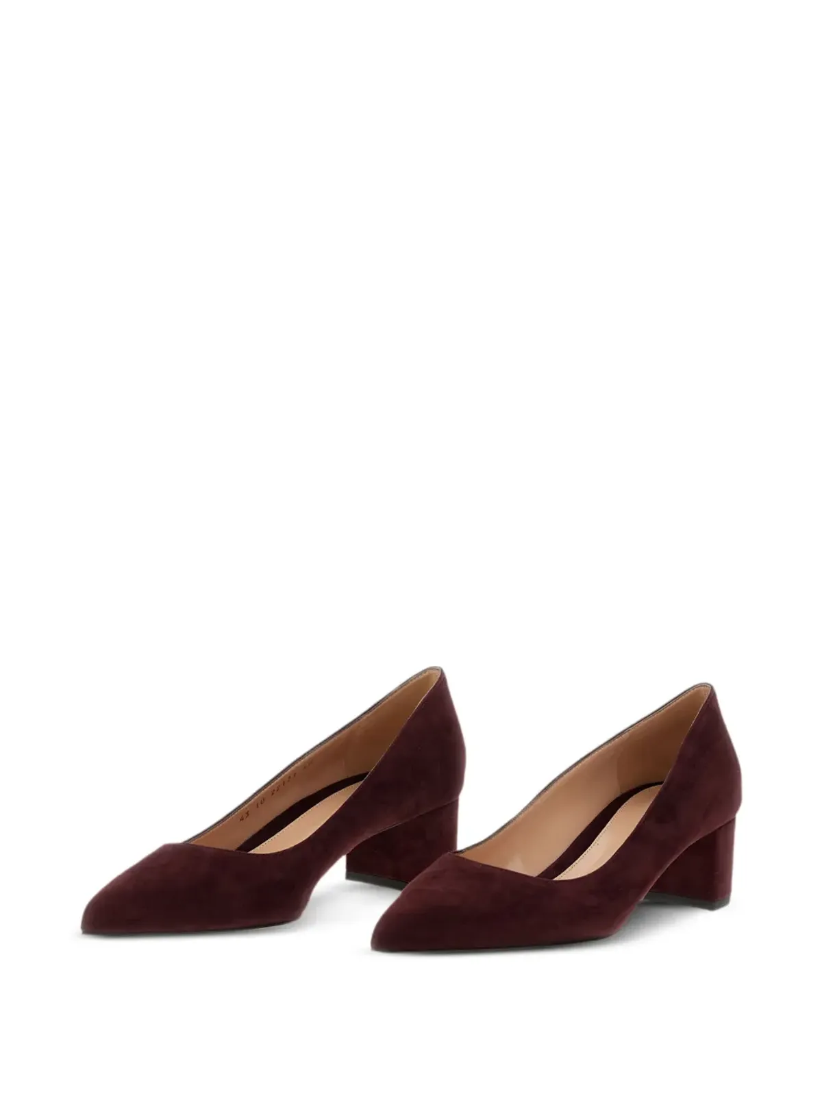 Gianvito Rossi パイパー ブロックヒールパンプス - 画像2