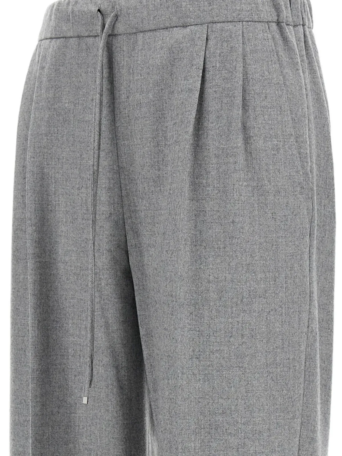 Max Mara プリーツ前面ドローストリングパンツ - 画像3