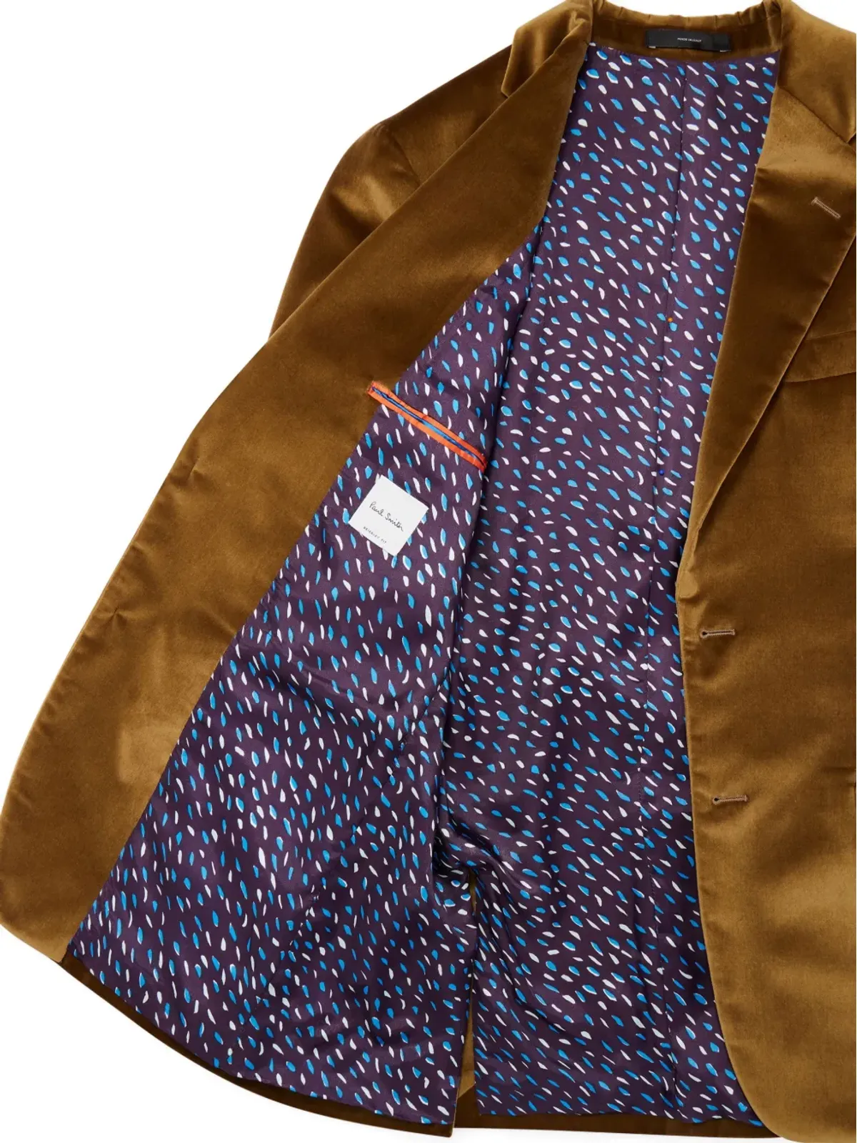 Paul Smith ザ・ブライリー ベルベットブレザー ブラウン - 画像5