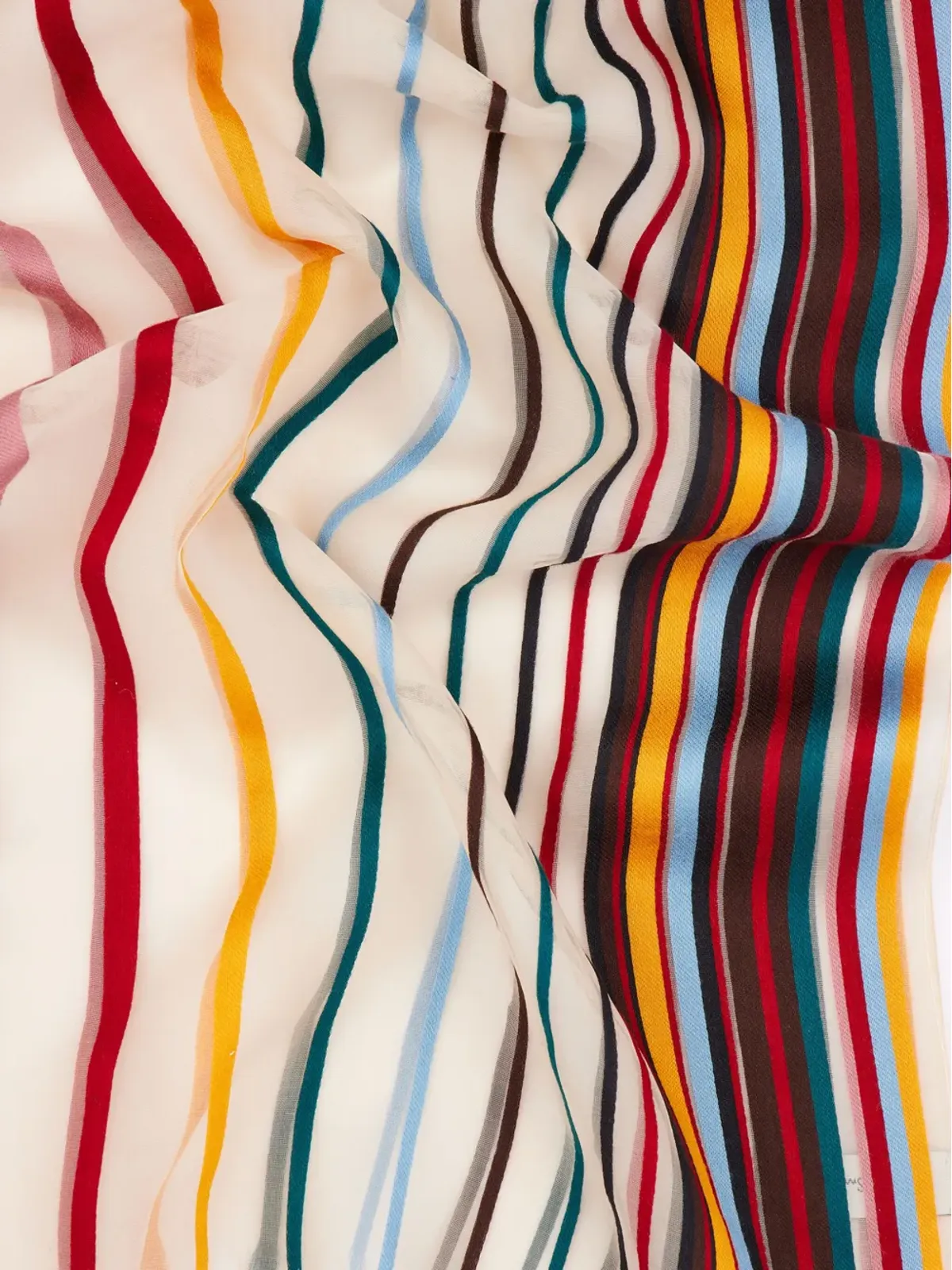 Paul Smith ストライプ柄スカーフ - 画像4