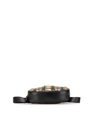 Gucci Pre-Owned GG Marmont Matelasse Leather Animalier ベルトバッグ ブラック - サムネイル4