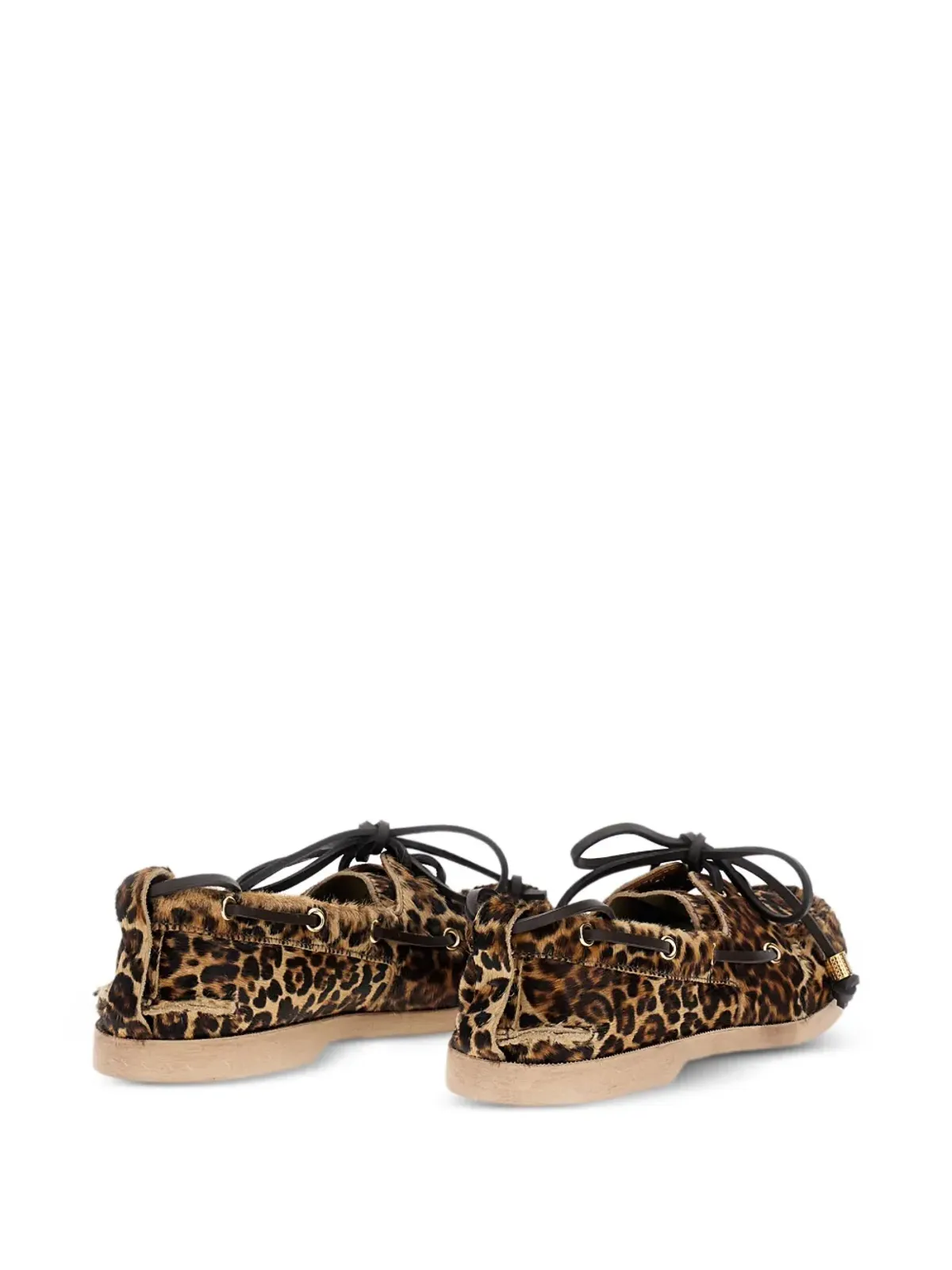 Golden Goose クルーズ レザー ダービーシューズ ブラウン - 画像3