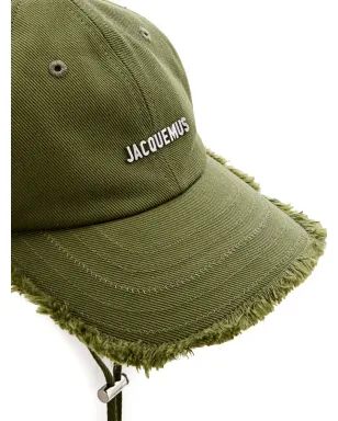 Jacquemus フリンジ付きトップステッチキャップ - サムネイル2