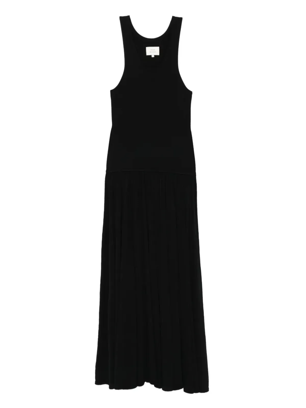 LouLou de Saison Jada レーサーバック ギャザー入り マキシドレス - 画像1