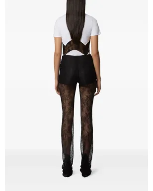 Nina Ricci レースインサートコットンTシャツ - サムネイル4
