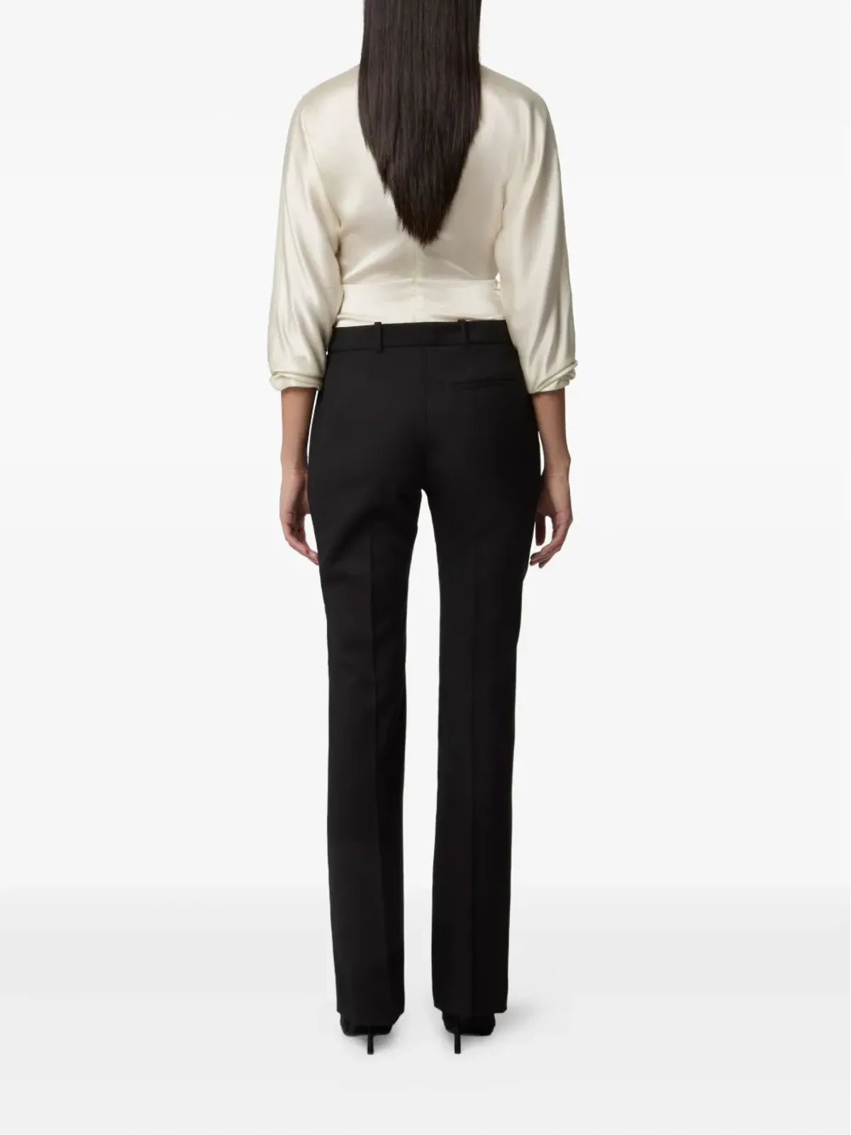 Nina Ricci ドレープVネックトップス - 画像4